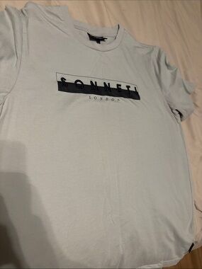 London Men's Light Blue Logo T-Shirt